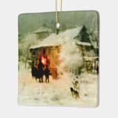 Ornement ukrainien de Carolers de Noël (Gauche)