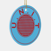 Ornement UNIT bleu (Droite)