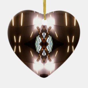 Ornement urbain fleuri de Noël de futurisme de