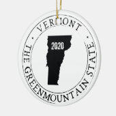 Ornement Vermont personnalisé (Gauche)