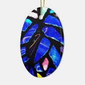 Ornement "Verre Bleu" (Gauche)