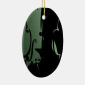 Ornement vert de violon (Droite)