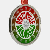 Ornement vert rouge de l'Arkansas de Bentonville (Droite)