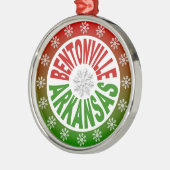 Ornement vert rouge de l'Arkansas de Bentonville (Gauche)