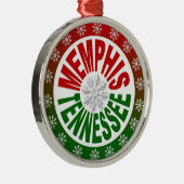 Ornement vert rouge de Memphis Tennessee (Droite)