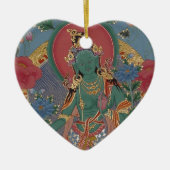 Ornement vert Tara (Devant)