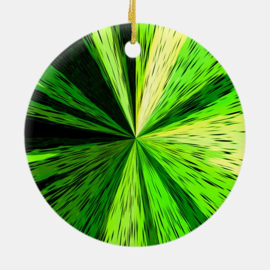 Ornement vert Zoom (Dos)