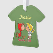 Ornement vilain et Nice personnalisé d'ange de (devant)