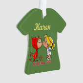 Ornement vilain et Nice personnalisé d'ange de (devant)