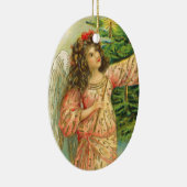 Ornement vintage d'ange d'arbre de Noël (Droite)