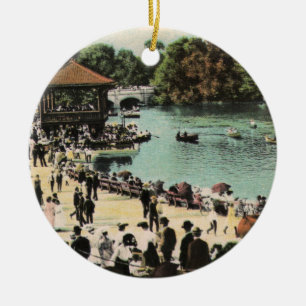 Ornement vintage de Buffalo NY de parc du Delaware