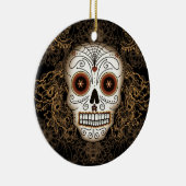 Ornement vintage de crâne de sucre (Droite)