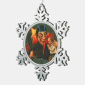 Ornement vintage de Krampus (Vue impression)