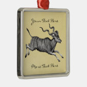 Ornement vintage de Kudu (Droite)