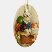 Ornement vintage de lapin de Pâques (Droite)