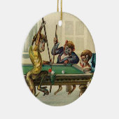 Ornement vintage de Noël de singe (Droite)
