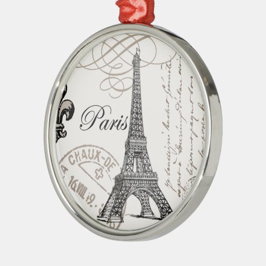 Ornement vintage de Paris… (Gauche)