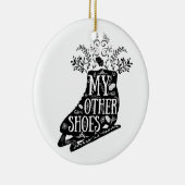 Ornement vintage de patin de glace (Droite)