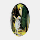 Ornement vintage de scène d'hiver (Droite)