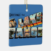 Ornement vintage Lake Tahoe (Droite)