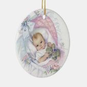 Ornement vintage mignon de bébé (Droite)