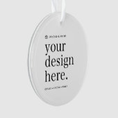 Ornement Votre Conception Télécharger Arrondi Acry (devant)