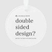 Ornement Votre Conception Télécharger Arrondi Acry (dos)