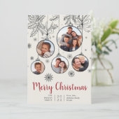 Ornemental | Photo Collage Carte de vacances (Debout devant)