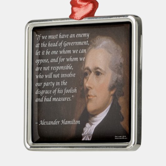 Ornements Alexander Hamilton "Enemy Leader" (Gauche)