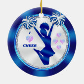 Ornements Cheerleading, Cadeaux Cheer Personnalisé (Dos)
