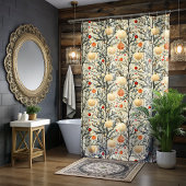 Ornements classiques de Noël Rideau de douche