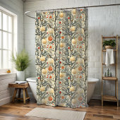 Ornements classiques de Noël Rideau de douche