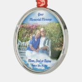 Ornements commémoratifs pour Maman, Papa, Parents  (Gauche)