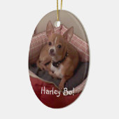 ornements d'arbre de Noël de photo de la (Gauche)