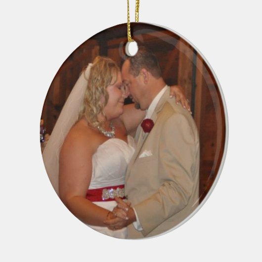 ornements d'arbre de Noël de photo de la (Gauche)