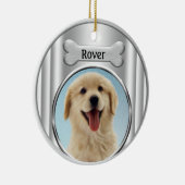 Ornements d'arbre de Noël d'or Retriever (Droite)