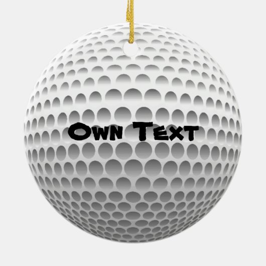 Ornements de balle de golf (Dos)