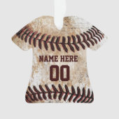 Ornements de baseball personnalisés (devant)