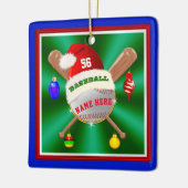 Ornements de baseball personnalisés bon marché pou (Gauche)