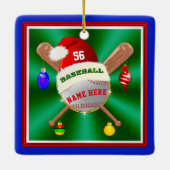 Ornements de baseball personnalisés bon marché pou (Dos)