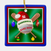 Ornements de baseball personnalisés bon marché pou (Devant)