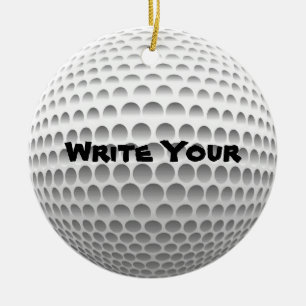 Ornements de boule de golf