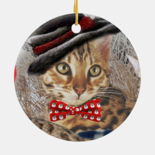 Ornements de chat du Bengale (Dos)