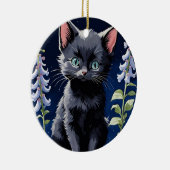 Ornements de chats noirs adorables (Droite)