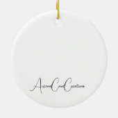 Ornements de chats noirs adorables (Dos)