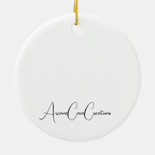 Ornements de chats noirs adorables (Dos)