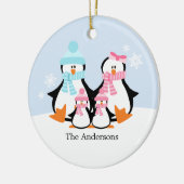 Ornements de famille de pingouins (Gauche)
