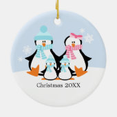 Ornements de famille de pingouins (Dos)