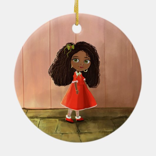 Ornements de fille de bande dessinée (Dos)