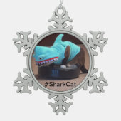 Ornements de flocon de neige de #SharkCat (Devant)
